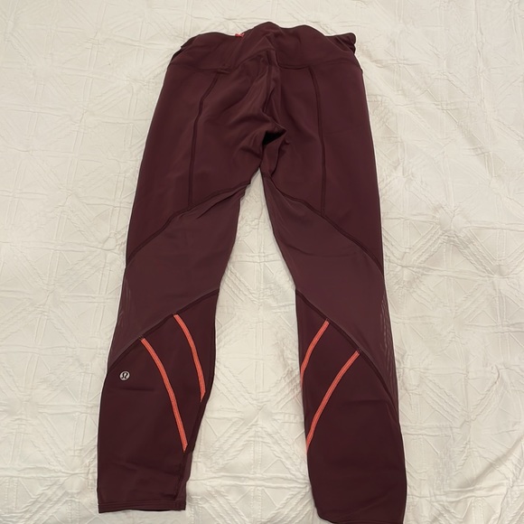 Burgundy Lululemon Pants - Picture 2 of 3